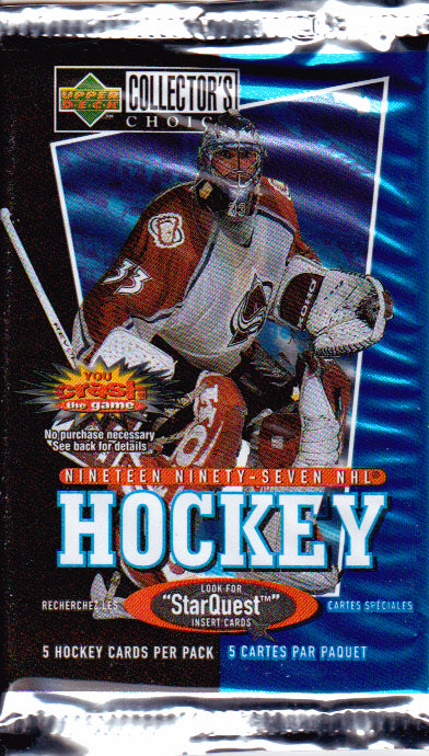 1997 Upper Deck Collectors Choice Hockey Pack (12 Packs a Lot) - Miraj Trading