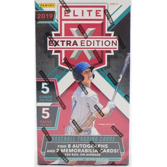 2019 Panini Elite Extra Edition Baseball Hobby Box - BigBoi Cards