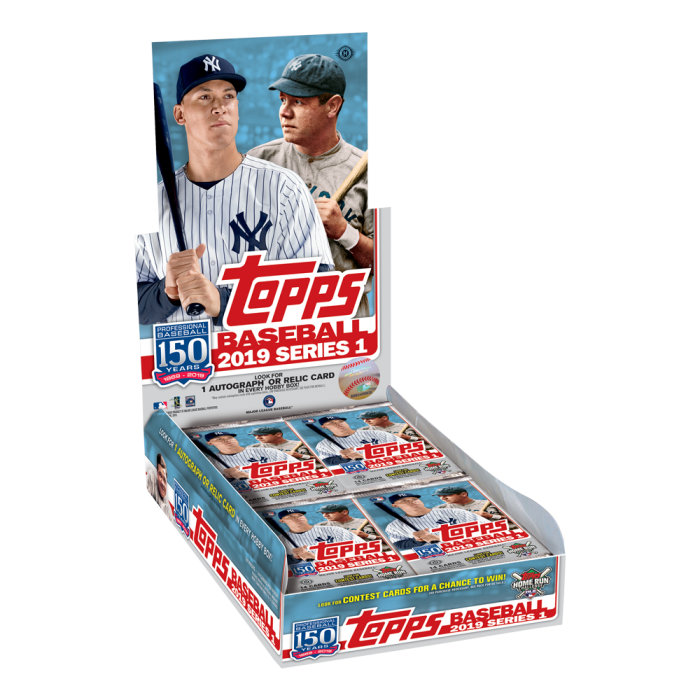 2019 Topps Series 1 Baseball Hobby Box - BigBoi Cards