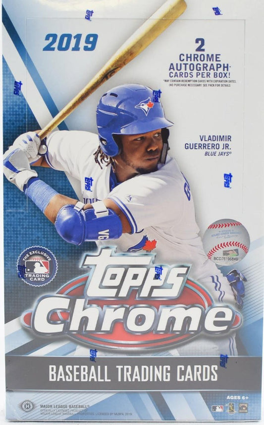 2019 Topps Chrome Baseball Hobby Box - BigBoi Cards