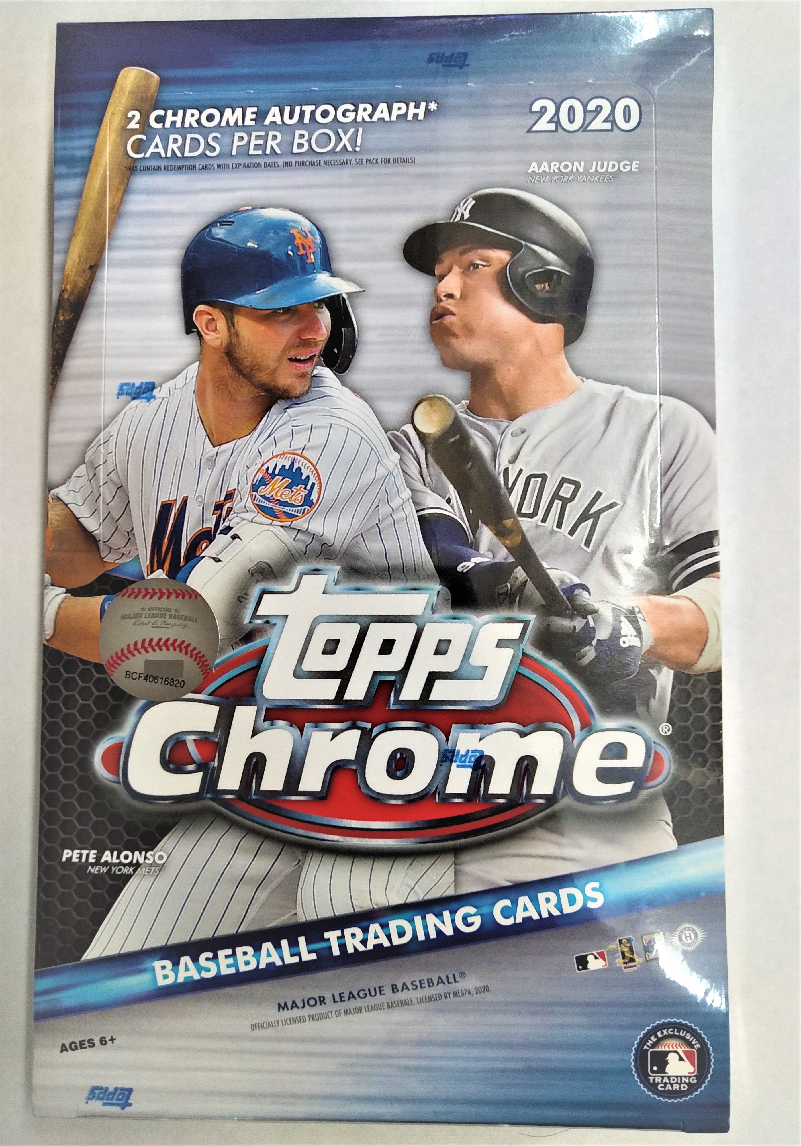 2020 Topps Chrome Baseball Hobby Box - BigBoi Cards
