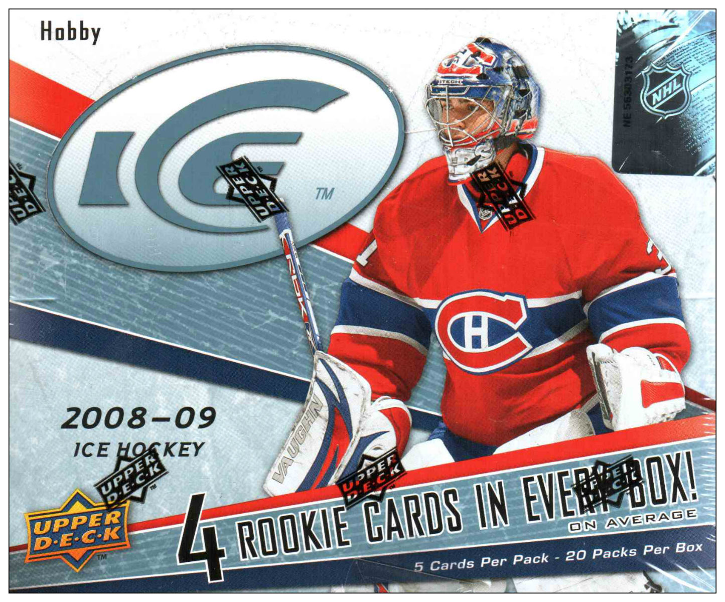 2008-09 Upper Deck Ice Hockey Hobby Box - BigBoi Cards