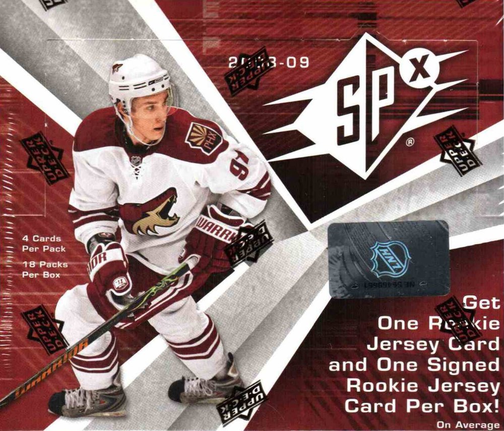2008-09 Upper Deck SPx NHL Hockey Hobby Box - BigBoi Cards
