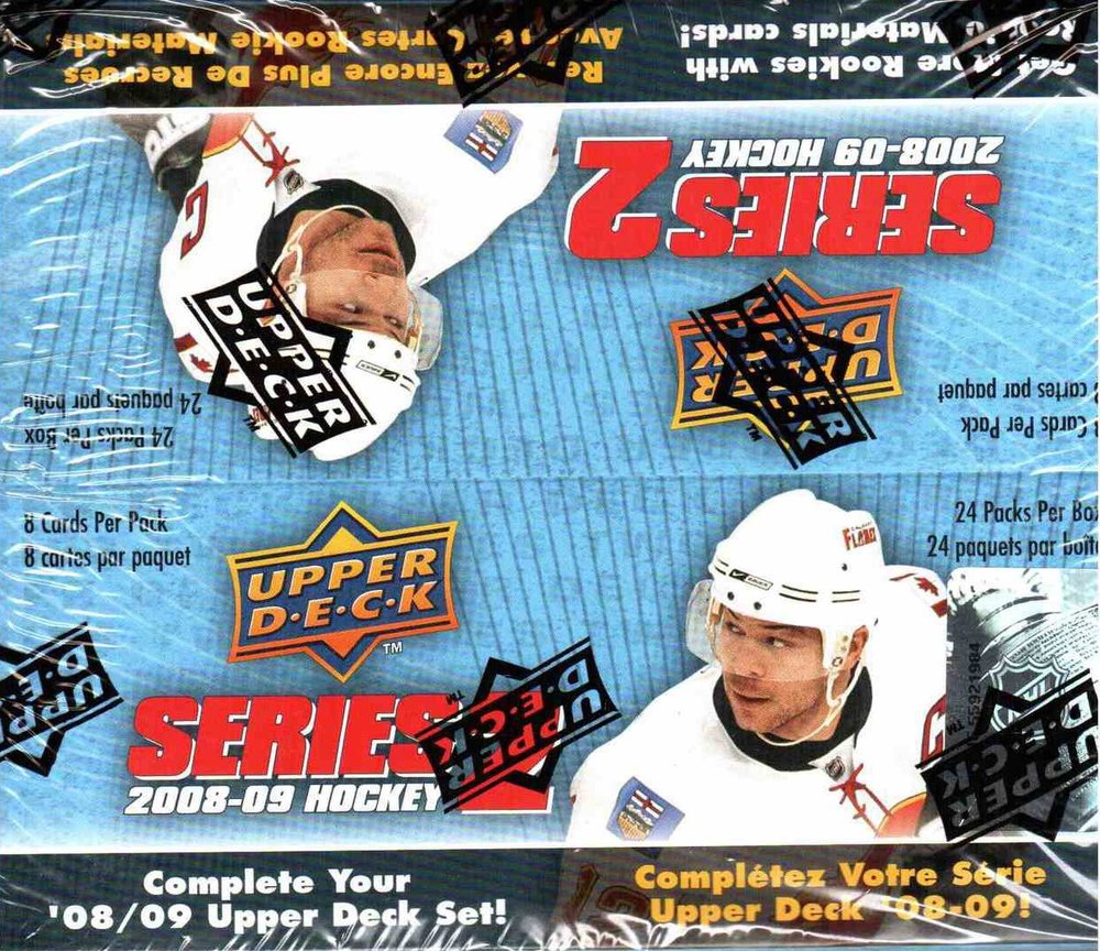 2008-09 Upper Deck Series 2 NHL Hockey Retail Box - BigBoi Cards