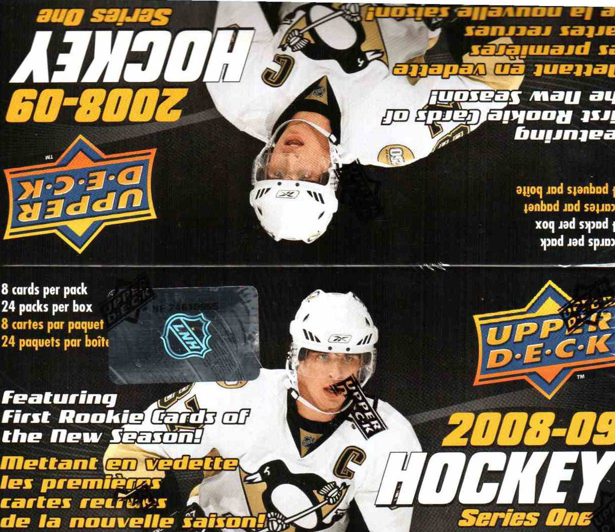 2008-09 Upper Deck Series 1 Hockey Retail Box - BigBoi Cards