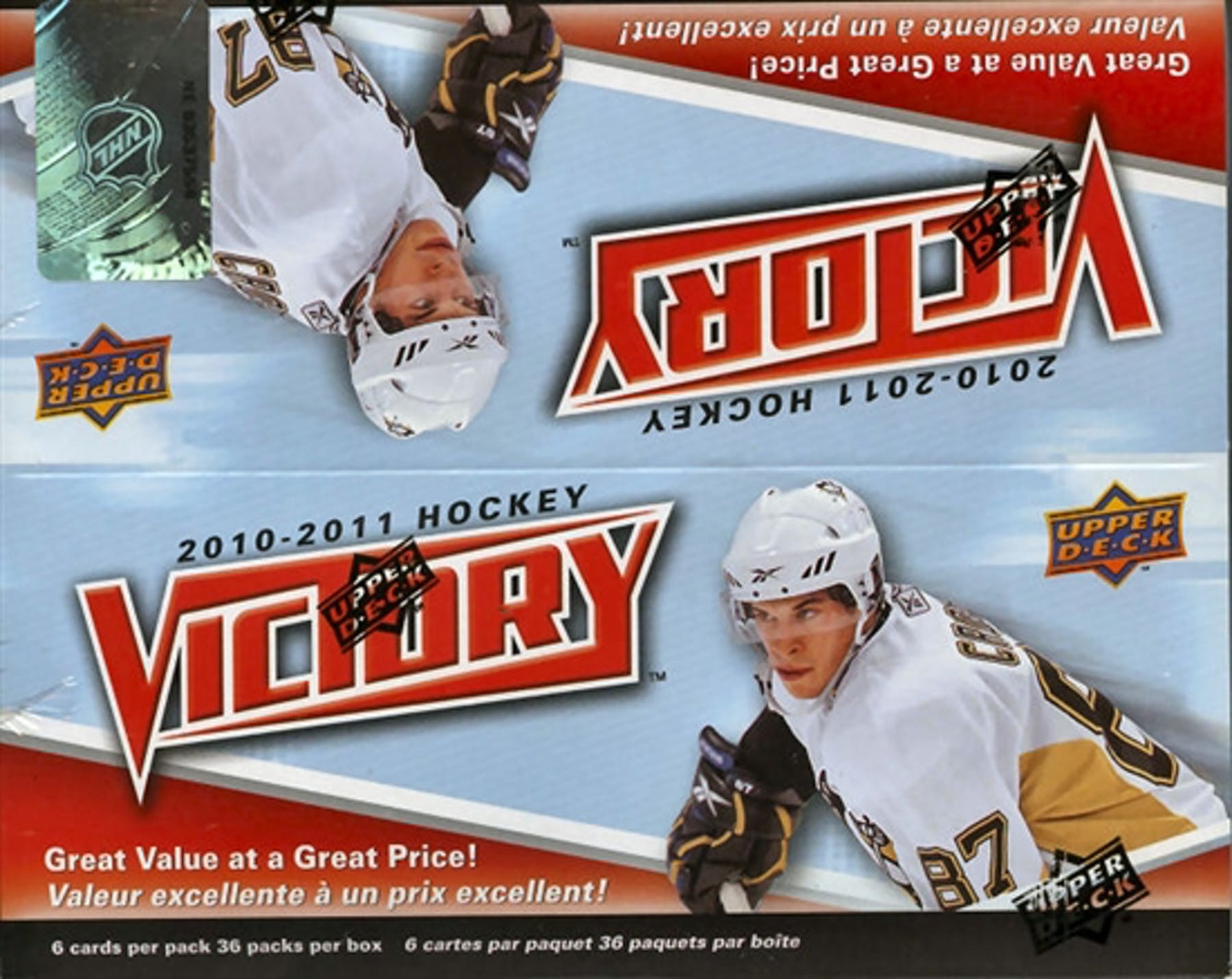 2010-11 Upper Deck Victory Hockey Hobby Box - BigBoi Cards