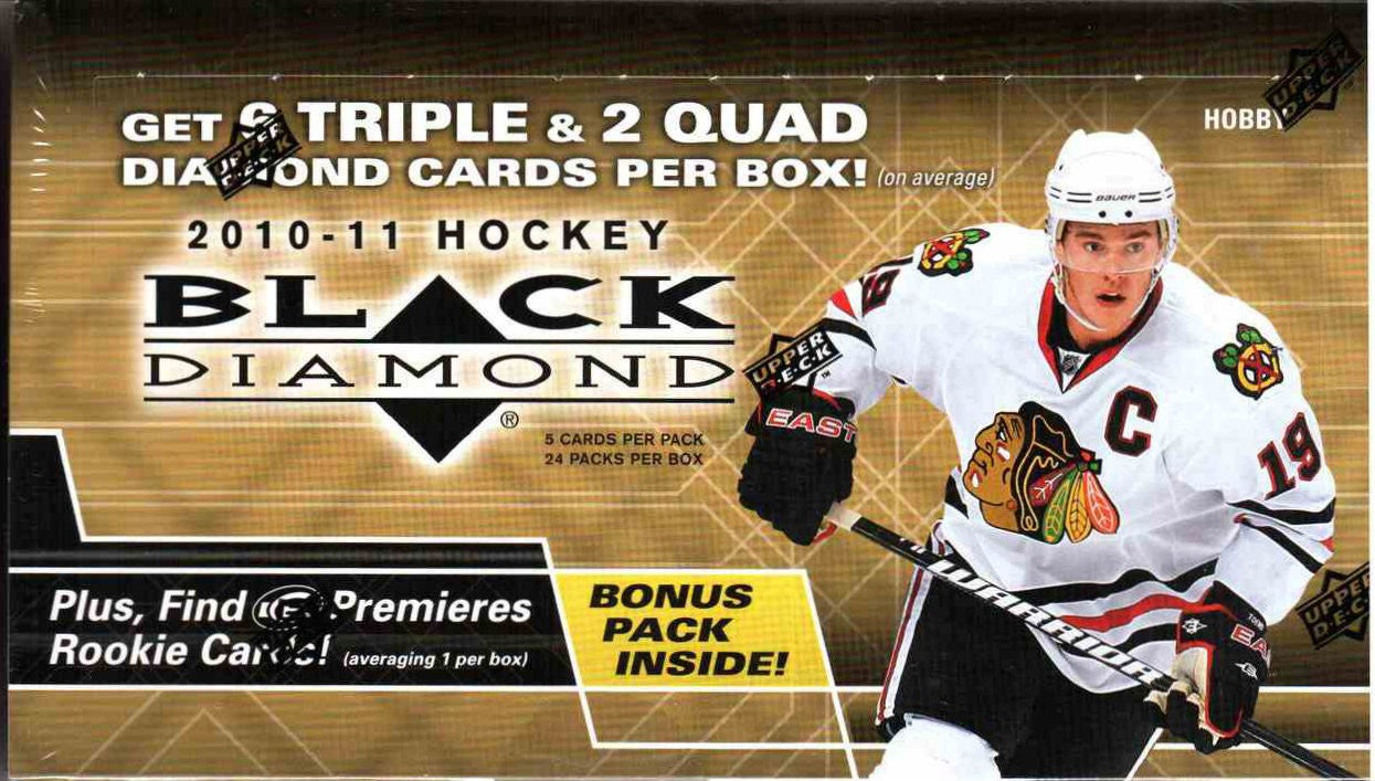 2010-11 Upper Deck Black Diamond NHL Hockey Hobby Box - BigBoi Cards