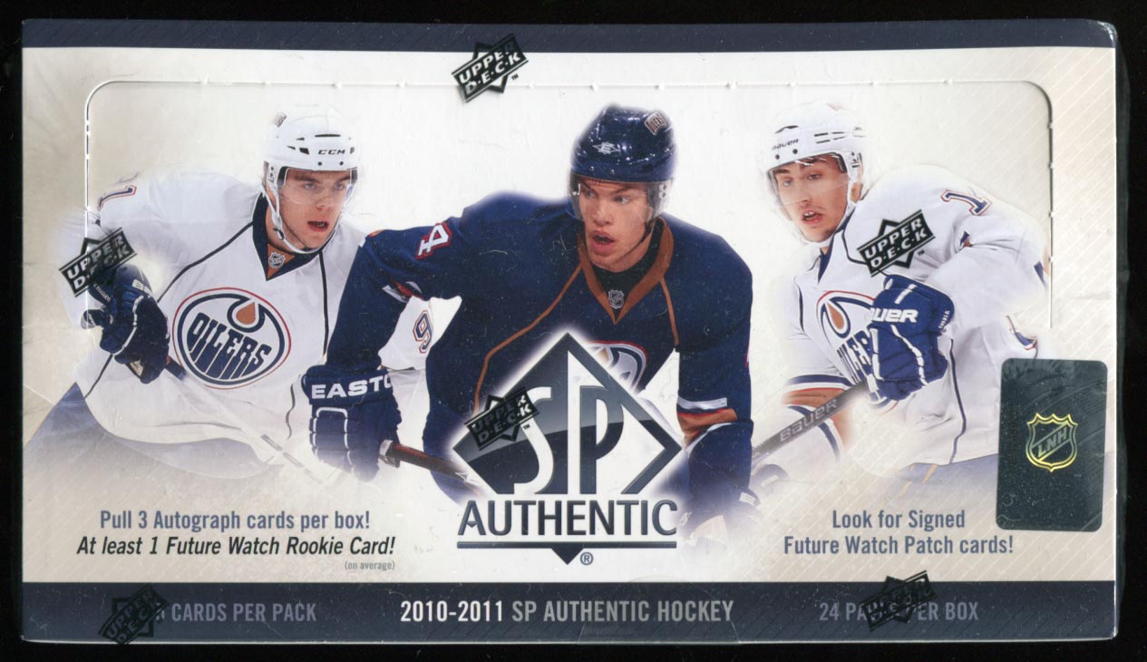 2010-11 Upper Deck SP Authentic NHL Hockey Hobby Box - BigBoi Cards