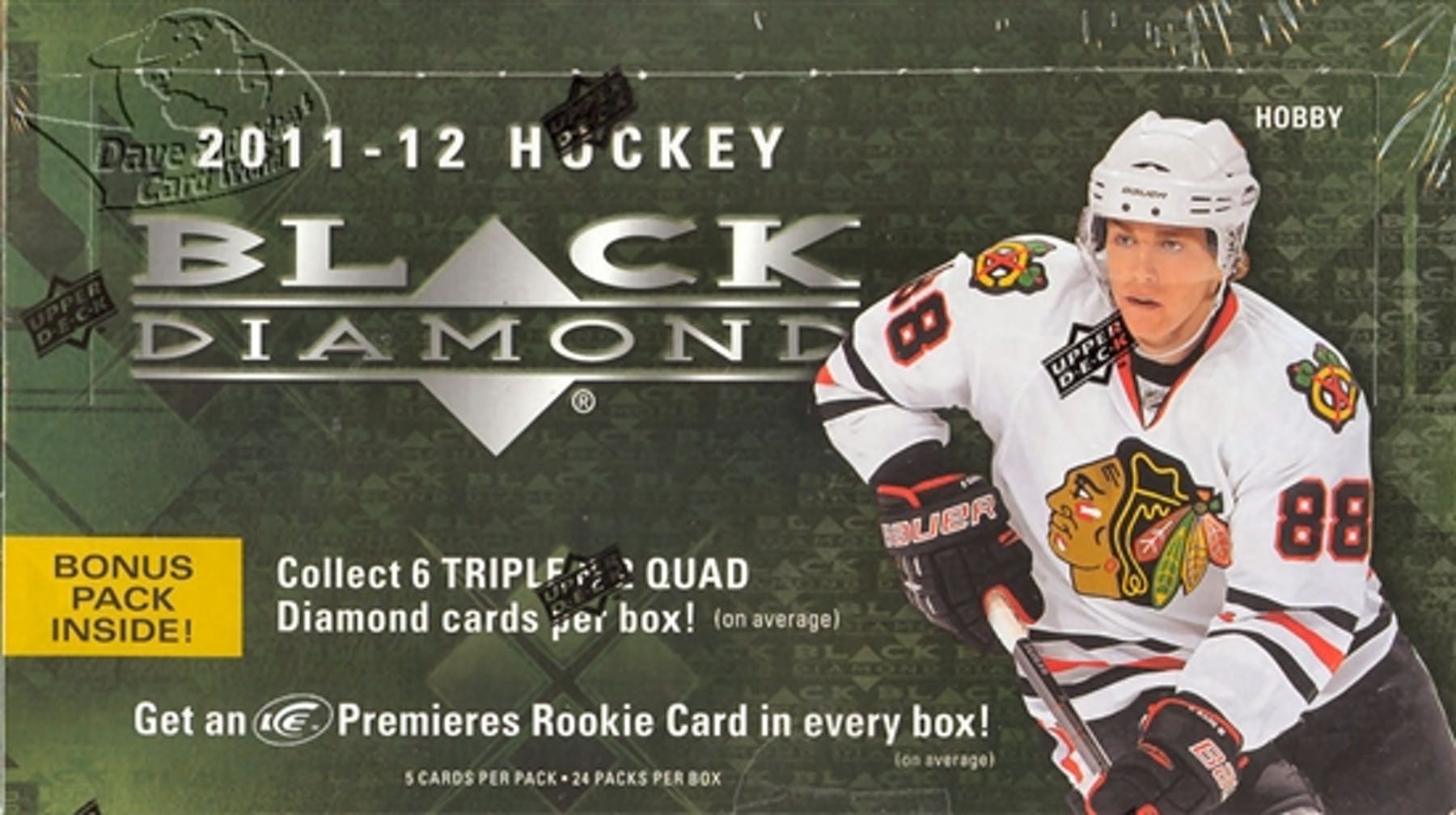 2011-12 Upper Deck Black Diamond NHL Hockey Hobby Box - BigBoi Cards