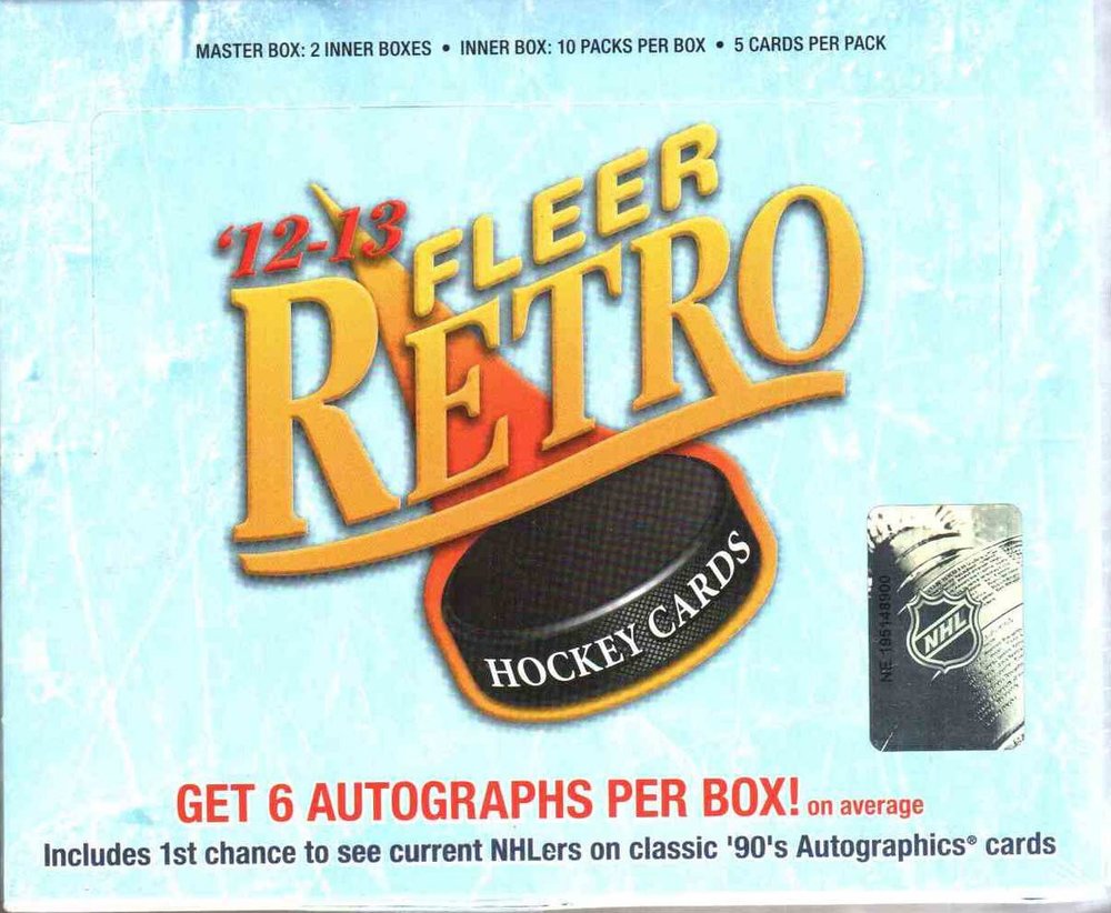 2012-13 Upper Deck Fleer Retro Hockey Hobby Box - BigBoi Cards
