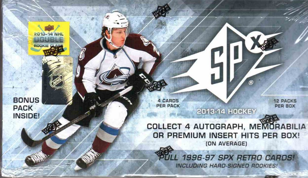2013-14 Upper Deck SPx NHL Hockey Hobby Box - BigBoi Cards