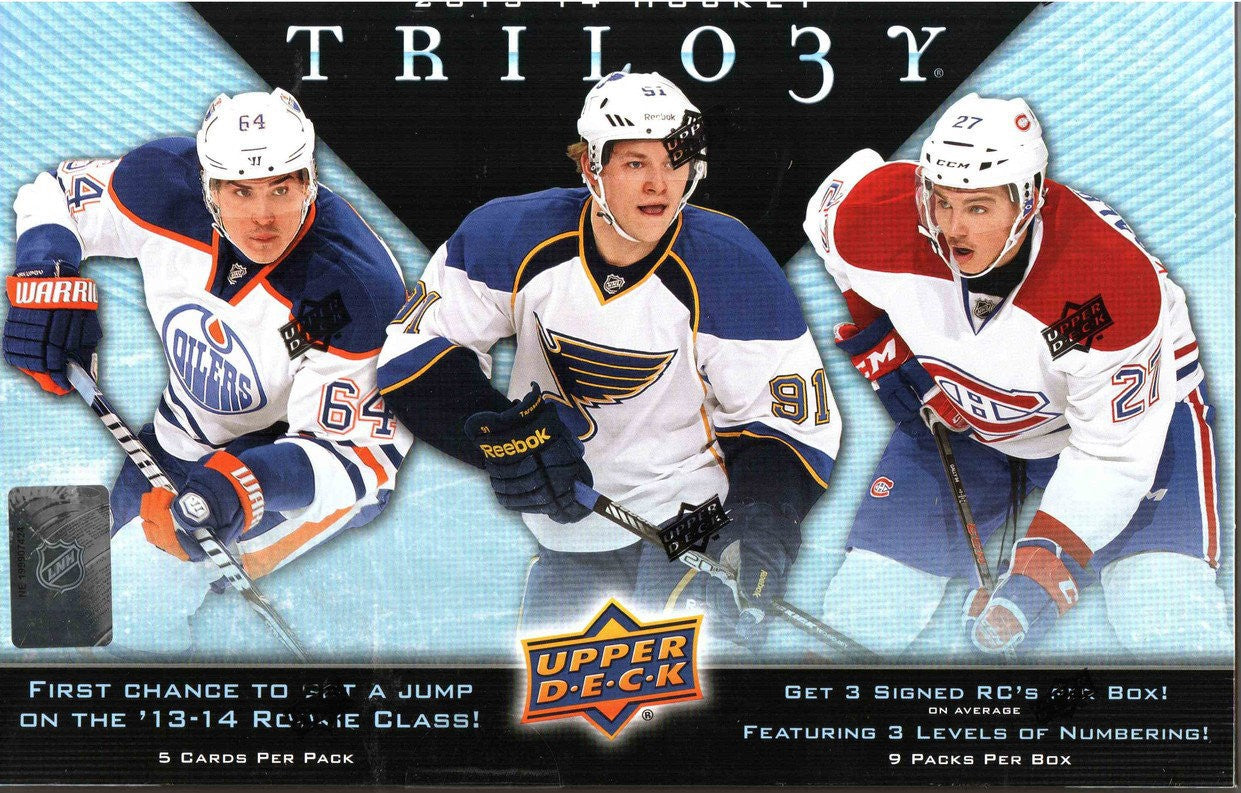 2013-14 Upper Deck Trilogy NHL Hockey Hobby Box - BigBoi Cards