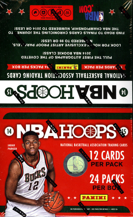 2014-15 Panini NBA Hoops Basketball Hobby Box - BigBoi Cards