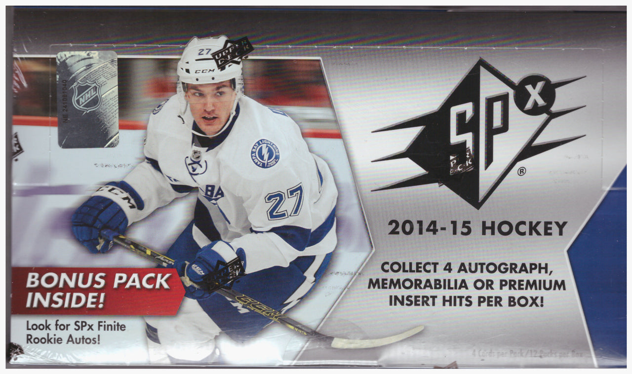 2014-15 Upper Deck SPx NHL Hockey Hobby Box - BigBoi Cards
