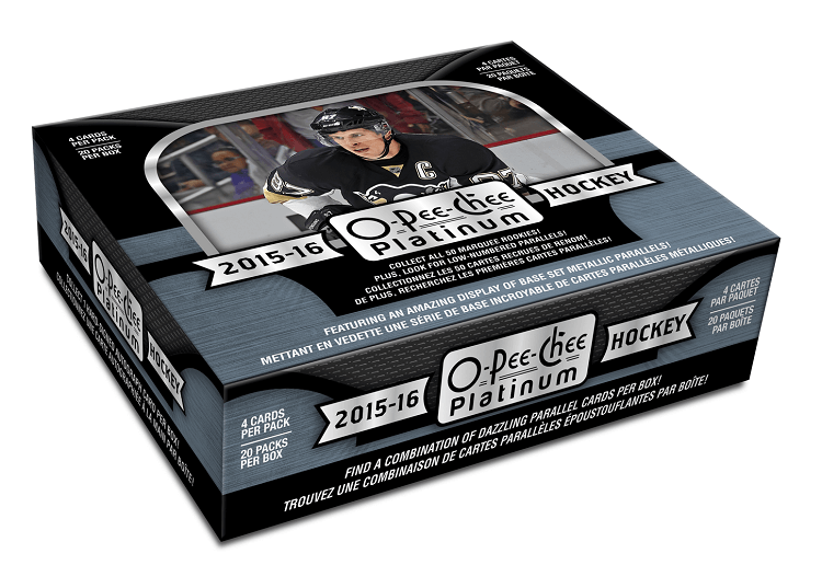 2015-16 Upper Deck O-Pee-Chee Platinum NHL Hockey Hobby Box - BigBoi Cards