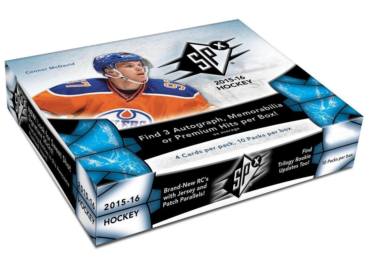 2015-16 Upper Deck SPx NHL Hockey Hobby Box - BigBoi Cards