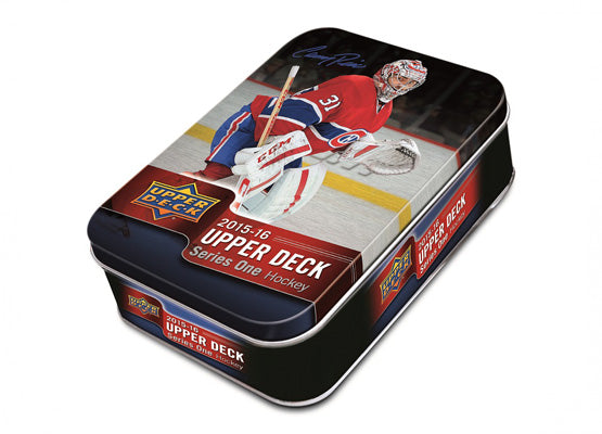 2015-16 Upper Deck Series 1 NHL Hockey Tin Box - BigBoi Cards