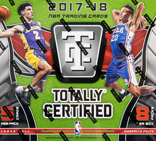 2017-18 Panini Totally Certified Basketball Hobby Box - Miraj Trading