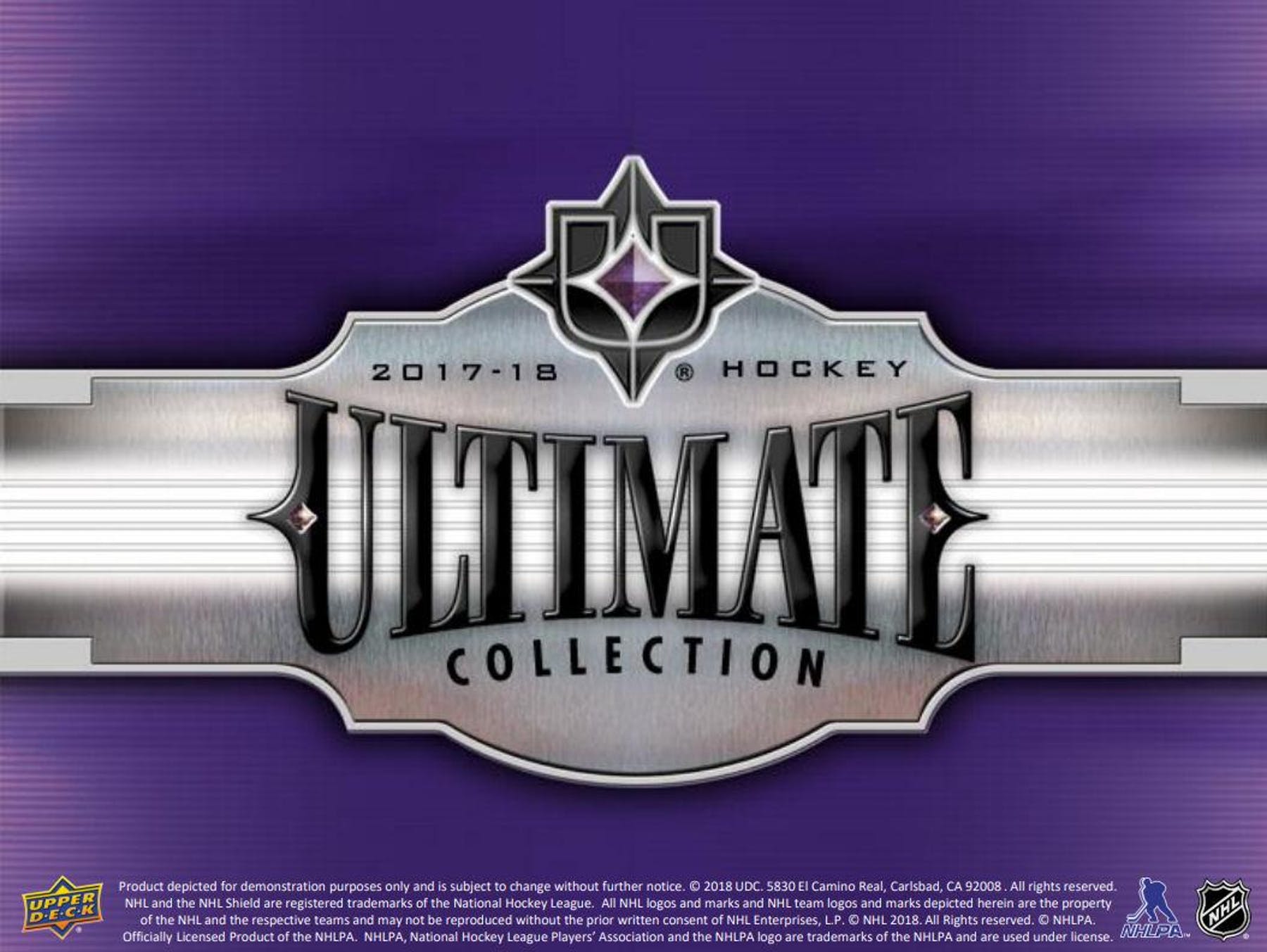 2017-18 Upper Deck Ultimate Collection Hockey Hobby Box - BigBoi Cards