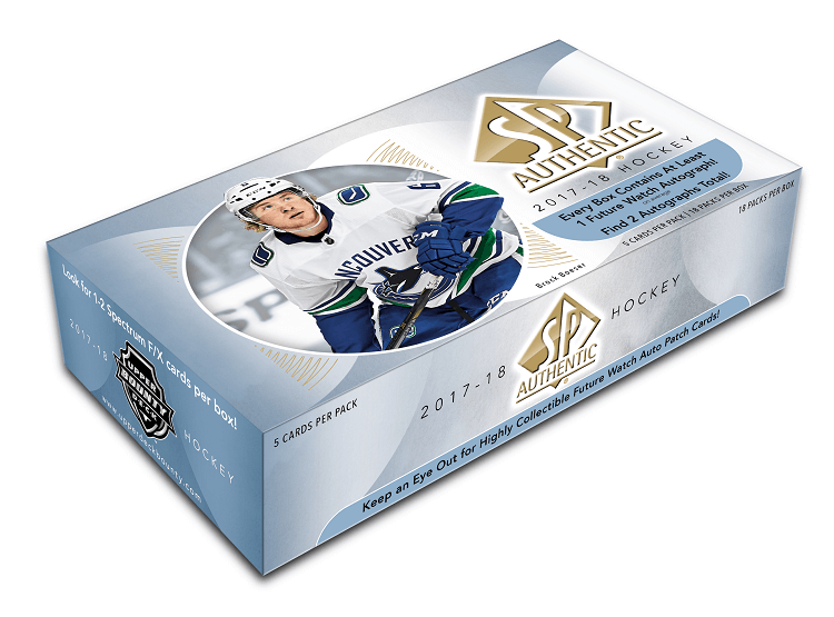 2017-18 Upper Deck SP Authentic Hockey Hobby Box - BigBoi Cards