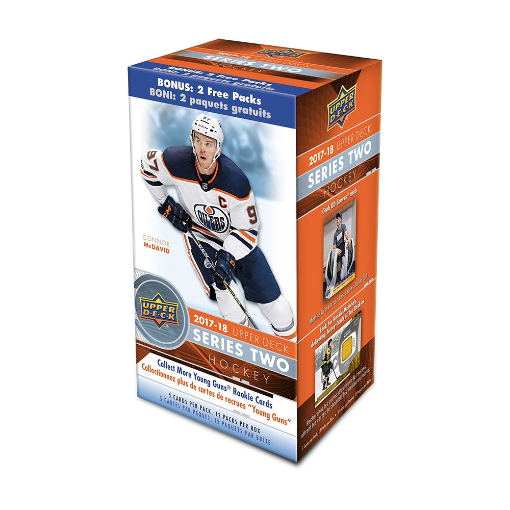 2017-18 Upper Deck Series 2 Hockey Blaster Box - BigBoi Cards