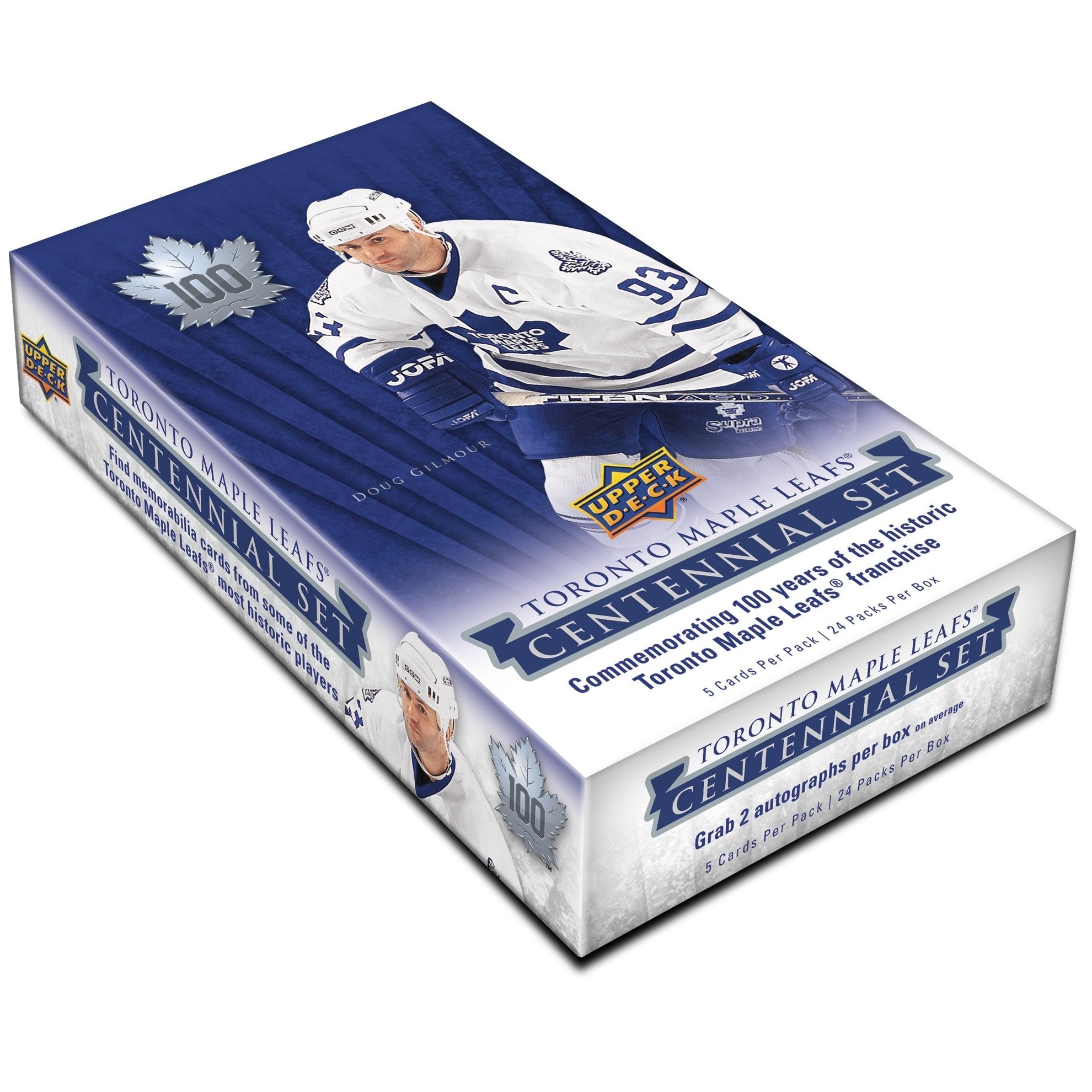 2017-18 Upper Deck Toronto Maple Leafs Centennial Sealed Hockey Hobby Case (Boxes of 12) - BigBoi Cards