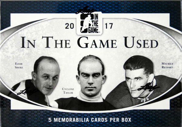 2017-18 Leaf In The Game Used Hockey Hobby Box - BigBoi Cards