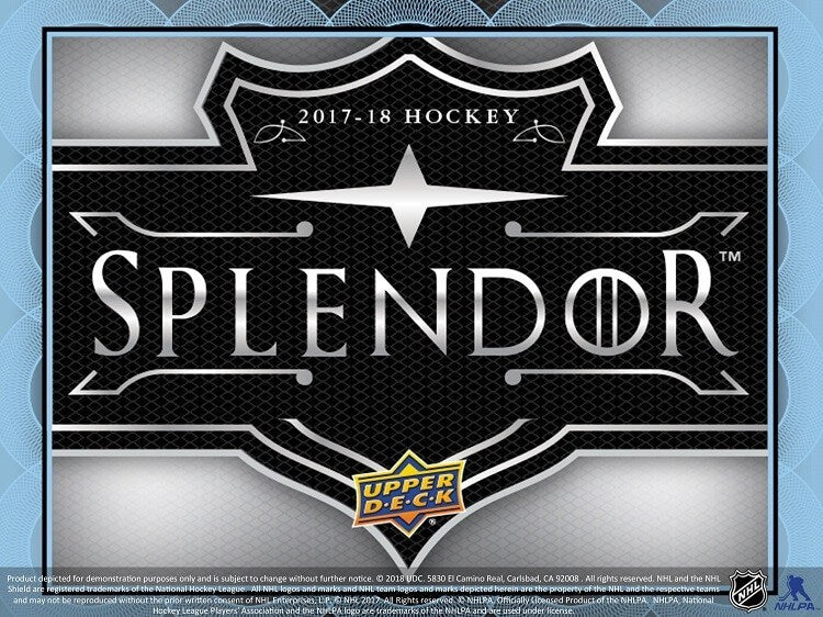 2017-18 Upper Deck Splendor Hockey Hobby Box - BigBoi Cards
