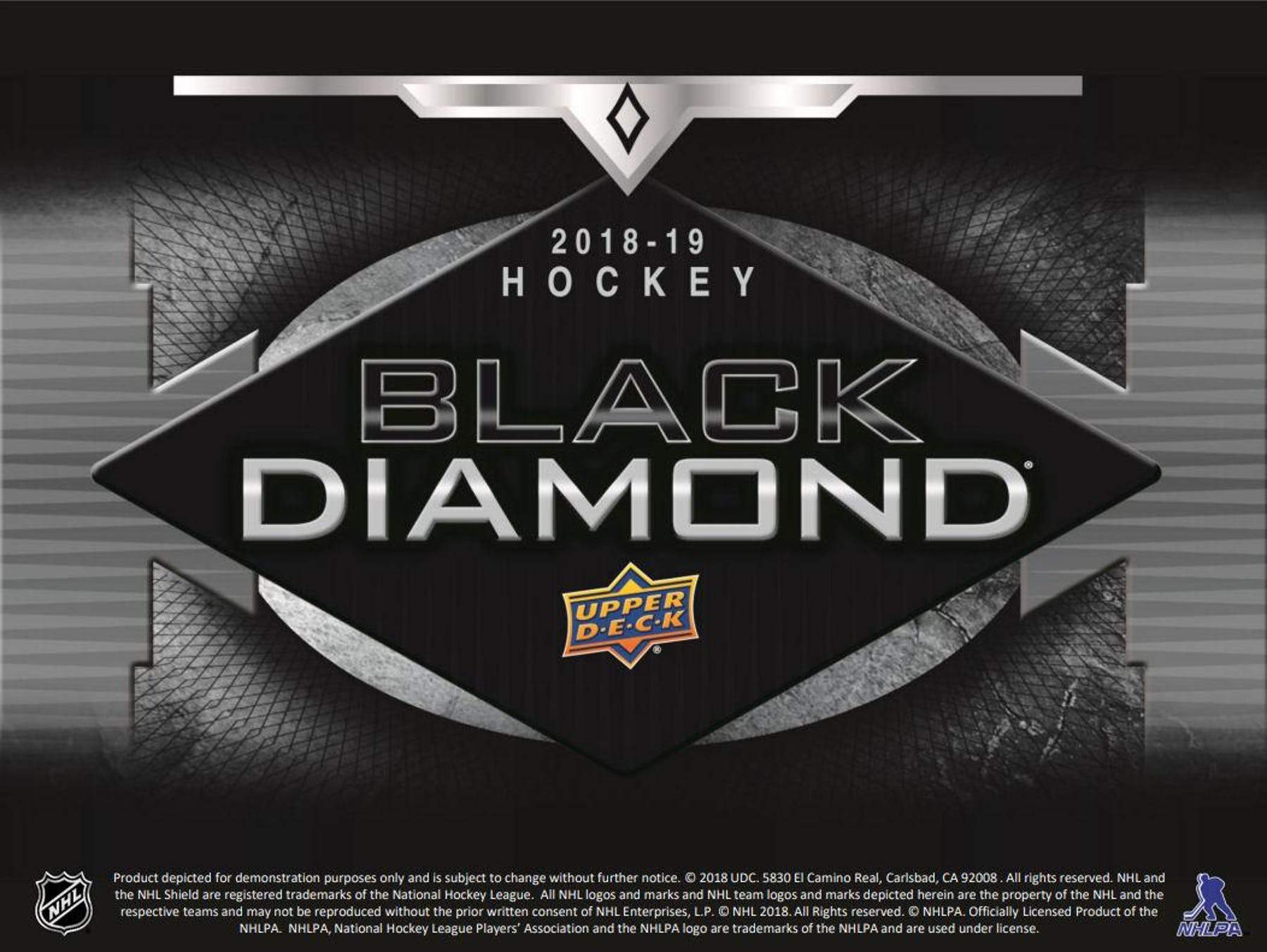 2018-19 Upper Deck Black Diamond Hockey Hobby Master Case (Boxes of 10) - BigBoi Cards