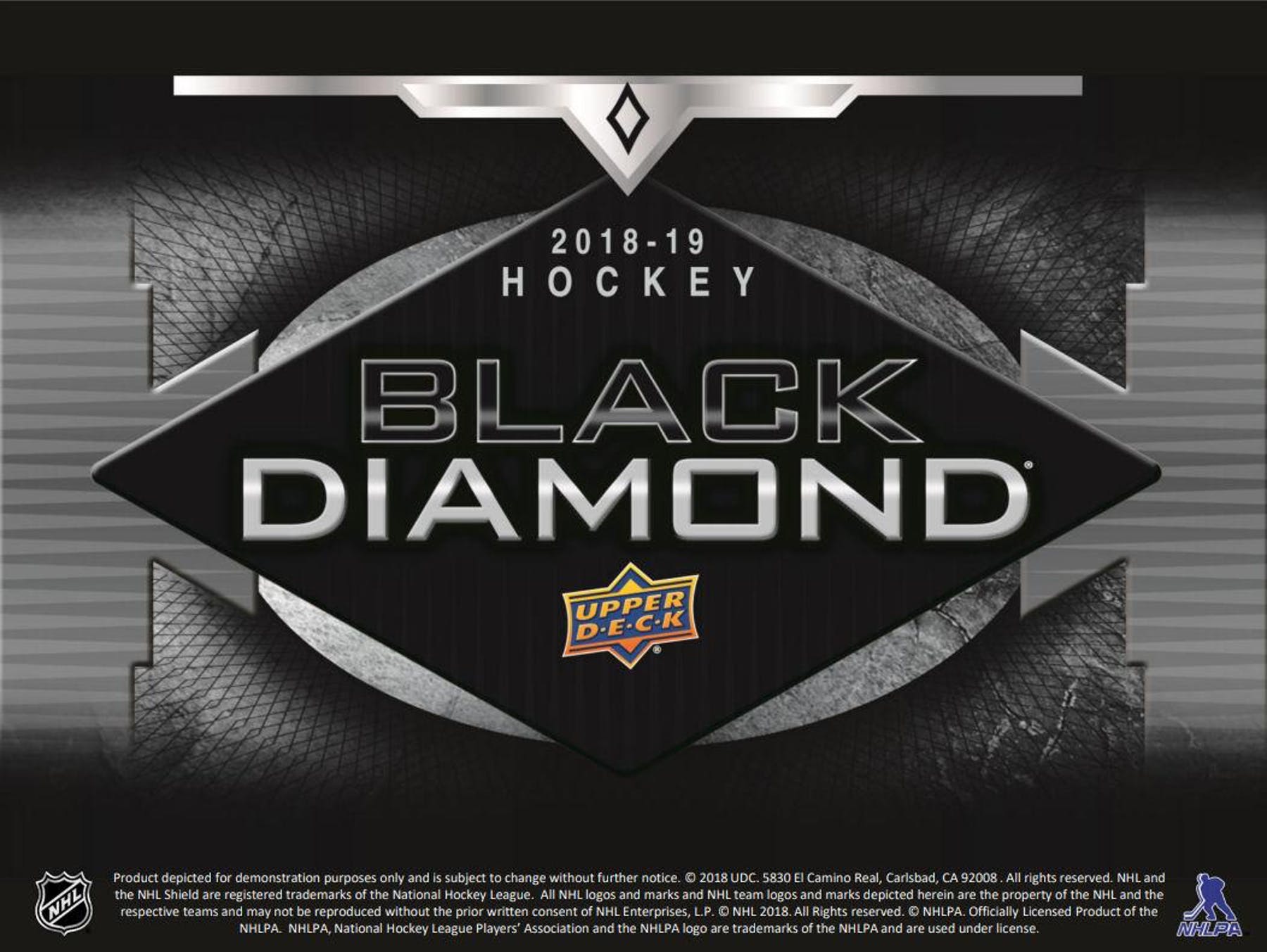 2018-19 Upper Deck Black Diamond Hockey Hobby Box - BigBoi Cards
