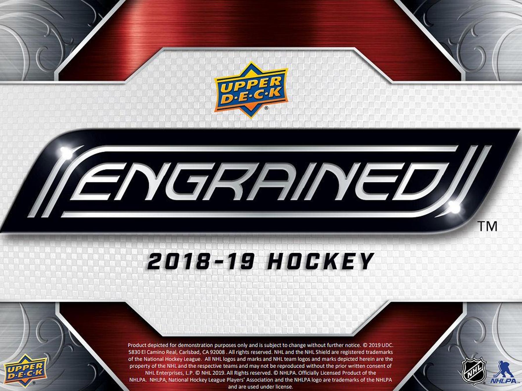 2018-19 Upper Deck Engrained Hockey Hobby Box - BigBoi Cards