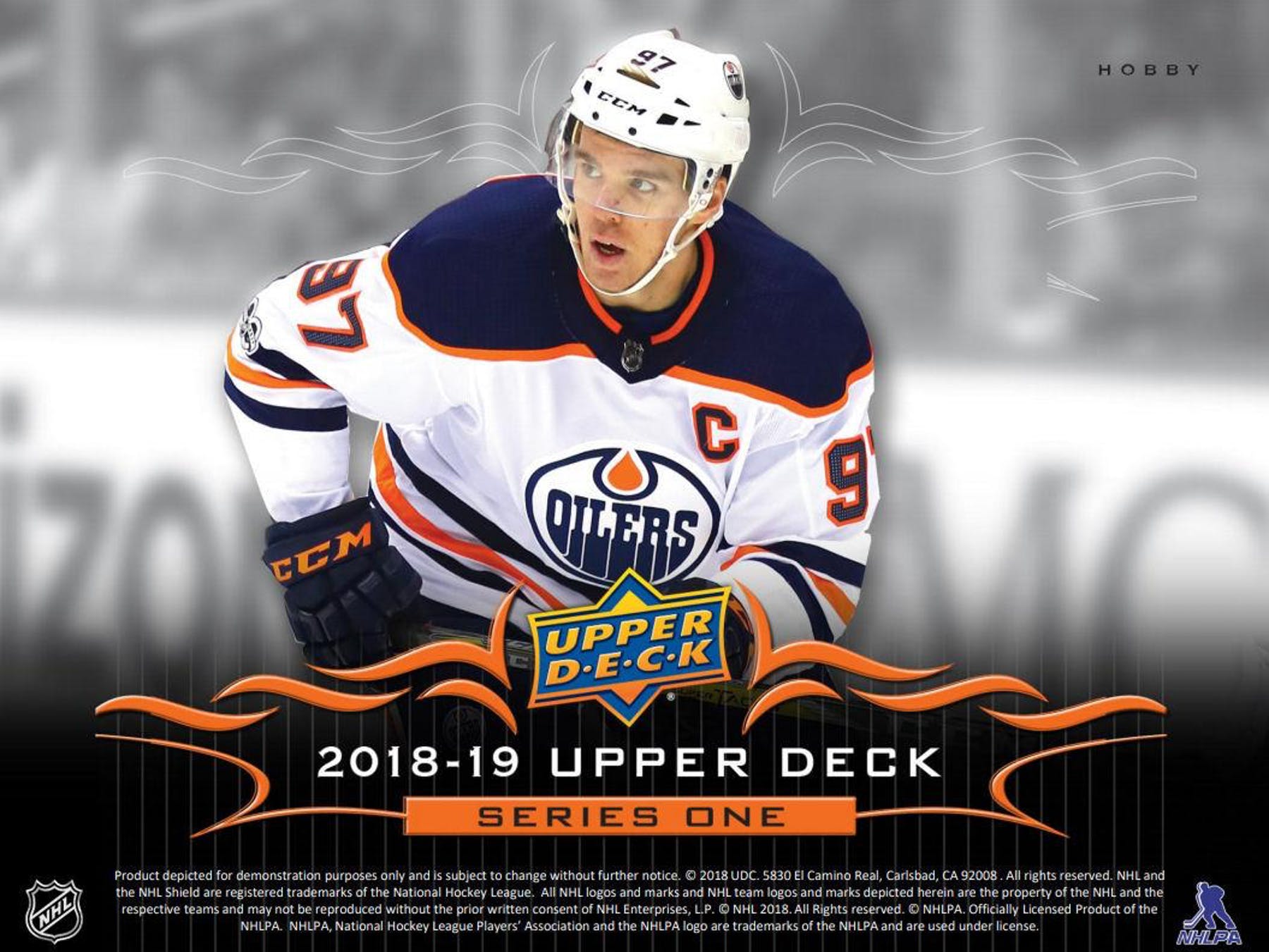 2018-19 Upper Deck Series 1 Hockey Hobby Box - BigBoi Cards