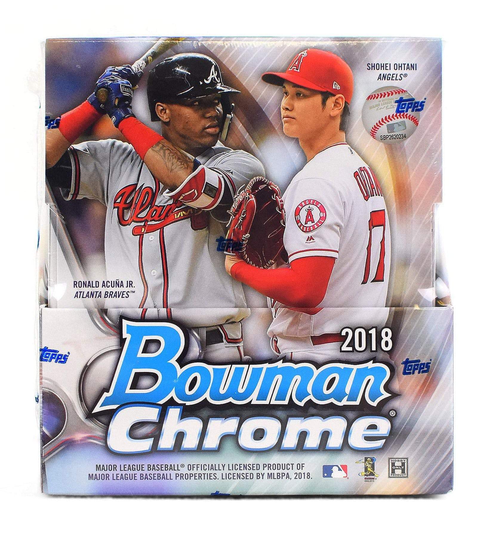 2018 Bowman Chrome Baseball Hobby Box - BigBoi Cards