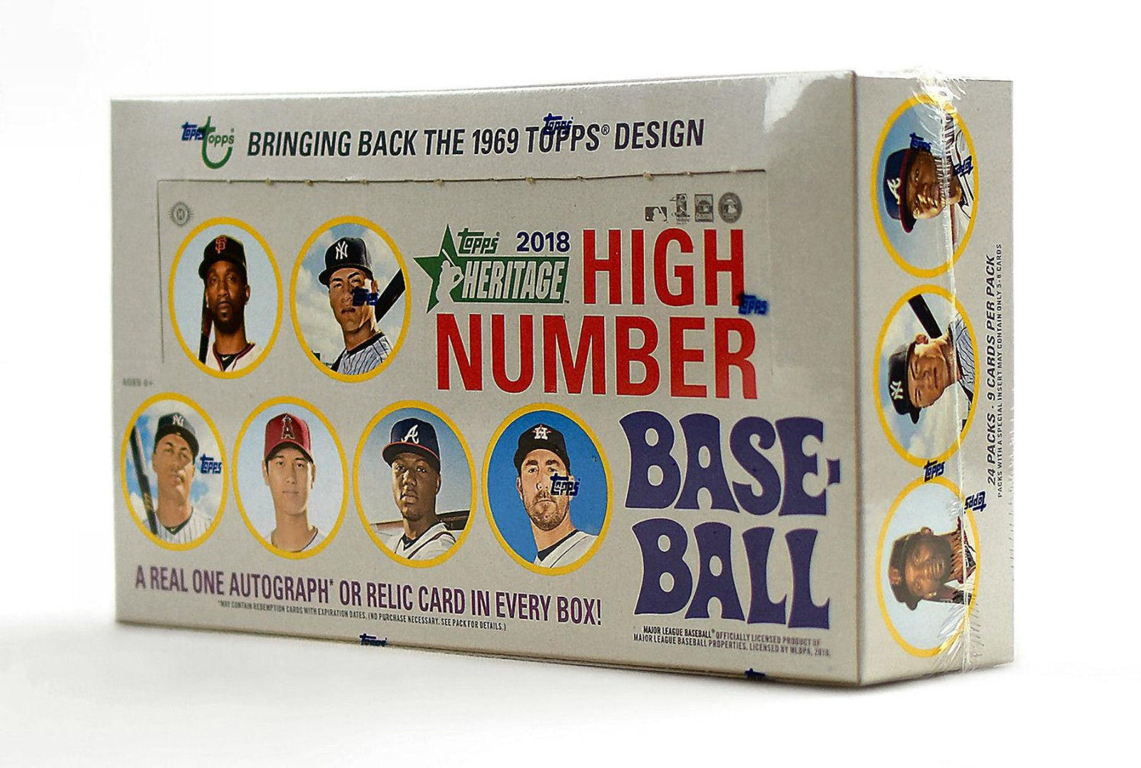 2018 Topps Heritage High Number Baseball Hobby Box - BigBoi Cards