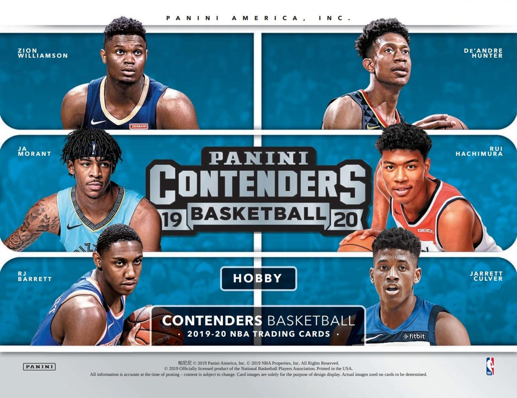 2019-20 Panini Contenders Basketball Hobby Sealed Box - BigBoi Cards