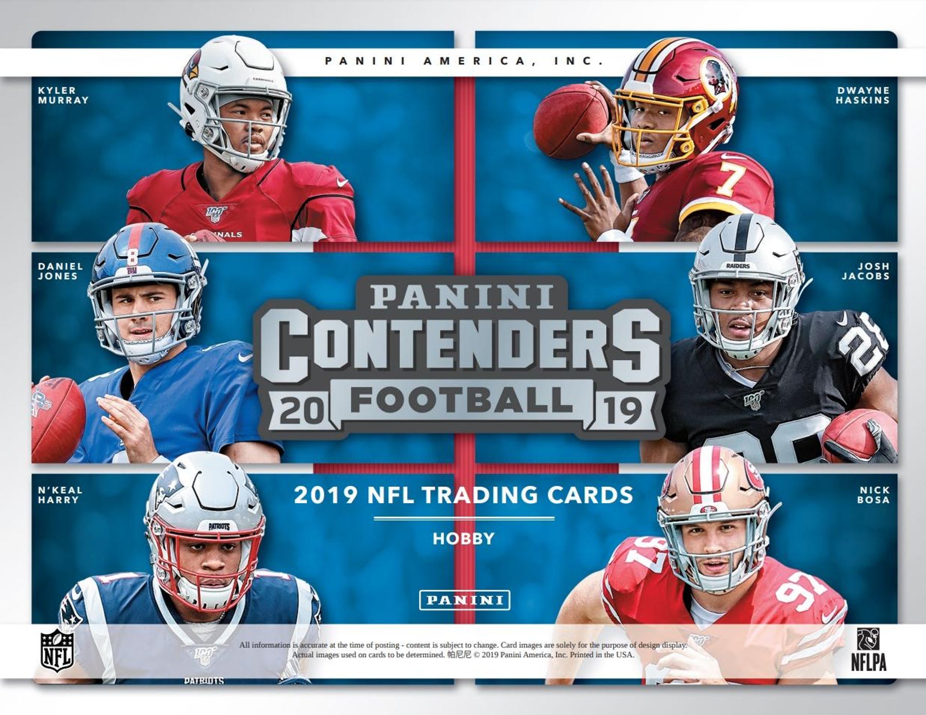 2019 Panini Contenders Football Hobby Box - BigBoi Cards