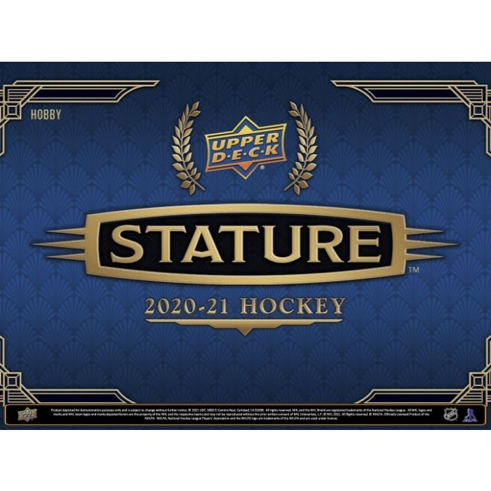2020-21 Upper Deck Stature Hockey Hobby Box (Pre-Order) - Miraj Trading