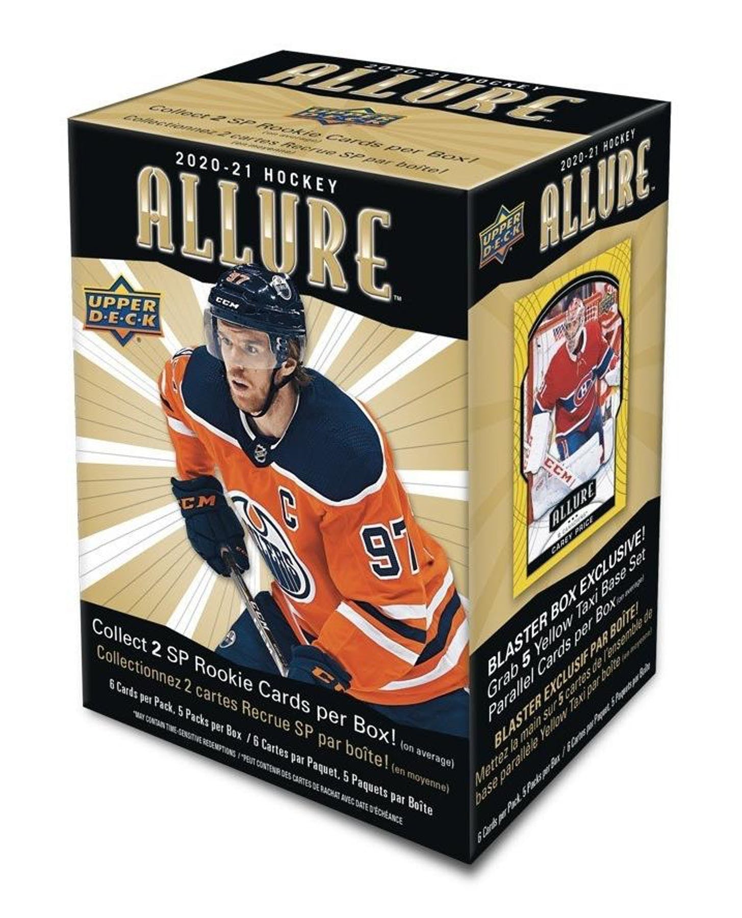2020-21 Upper Deck Allure Hockey Blaster Case (Case of 20 Boxes) - Miraj Trading