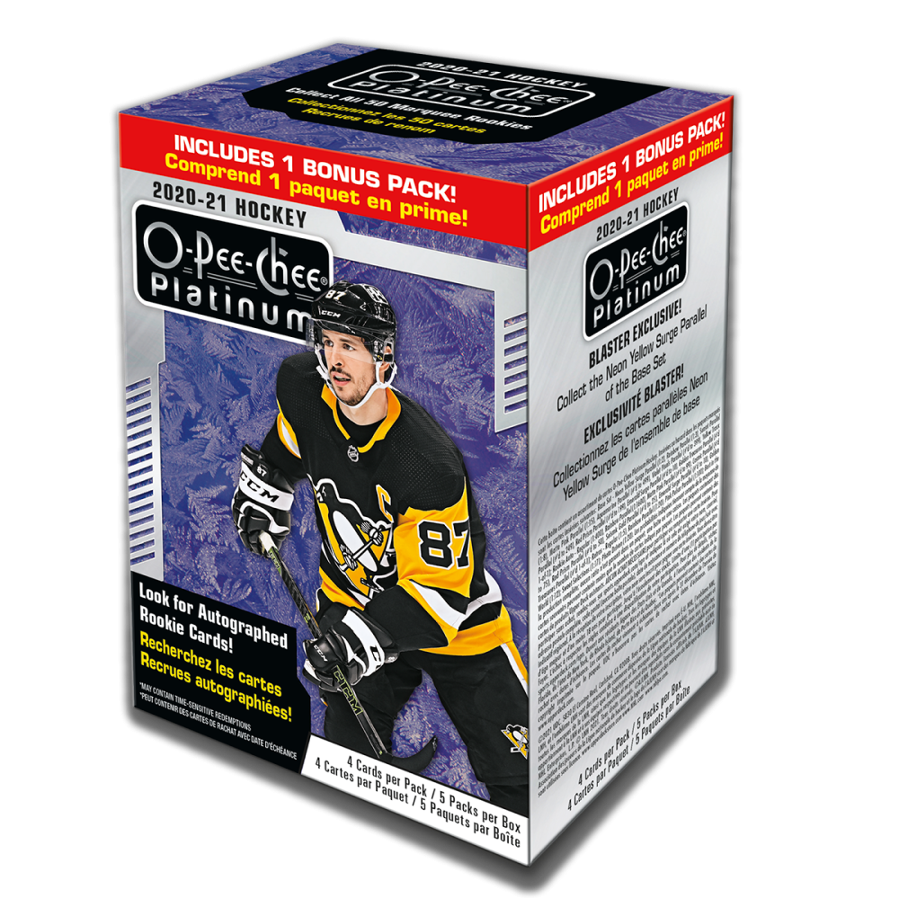 2020-21 Upper Deck O-Pee-Chee Platinum Hockey Blaster Box (Pre-Order) - Miraj Trading