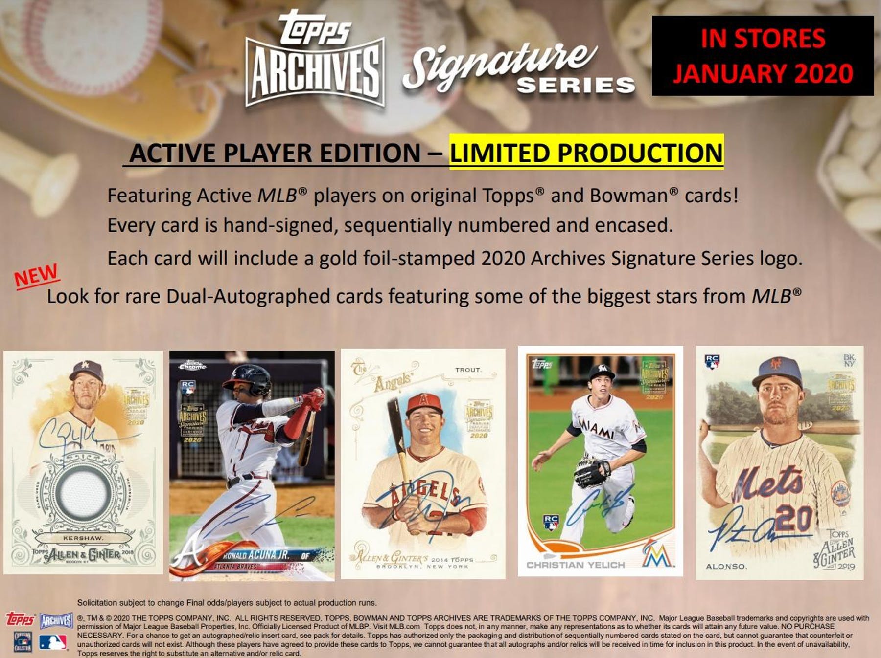 2020 Topps Archives Signature Series Baseball Hobby Box - BigBoi Cards