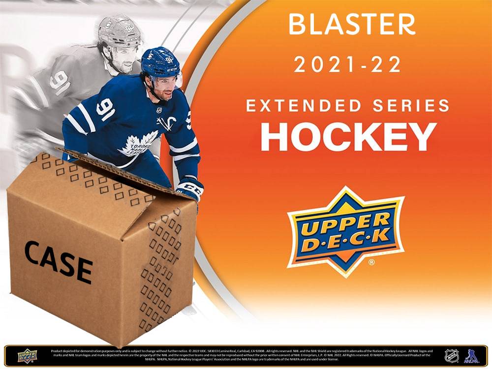 2021-22 Upper Deck Extended Hockey Blaster Case (Case of 20 Boxes) (Pre-Order) - Miraj Trading
