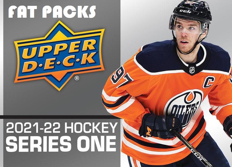 2021-22 Upper Deck Series 1 Hockey Fat Pack Box (Box of 18 Packs) (Pre-Order) - Miraj Trading