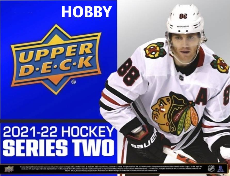 2021-22 Upper Deck Series 2 Hockey Hobby Box (Pre-Order) - Miraj Trading
