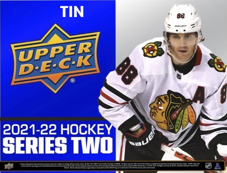 2021-22 Upper Deck Series 2 Hockey Tin (Pre-Order) - Miraj Trading