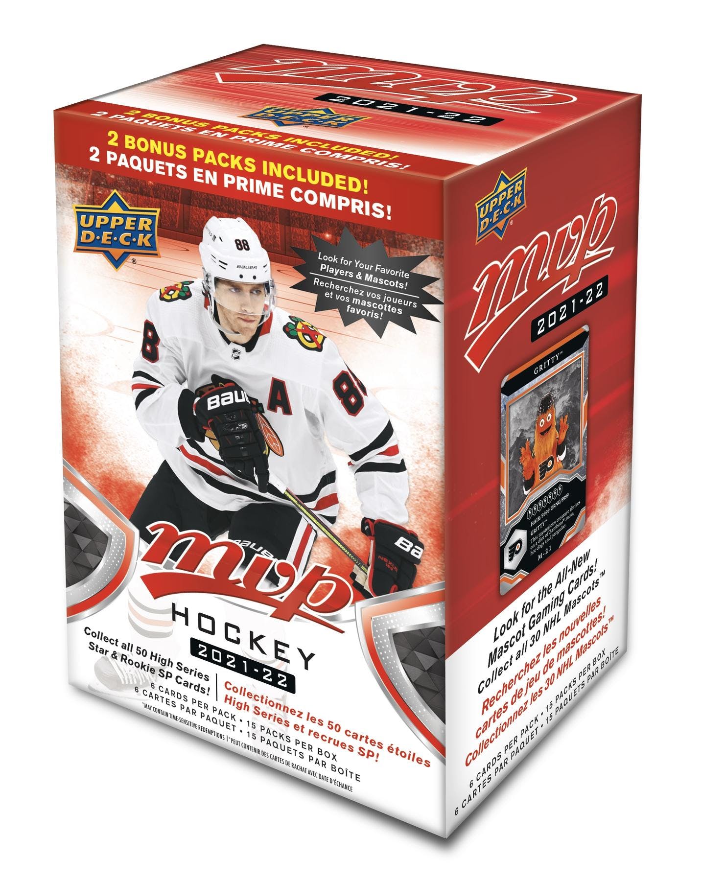 2021-22 Upper Deck MVP Hockey Blaster Case (Case of 20 Boxes) - Miraj Trading