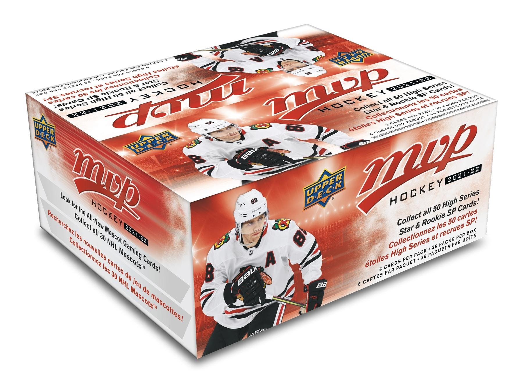 2021-22 Upper Deck MVP Hockey Retail Case (Case of 20 Boxes) - Miraj Trading
