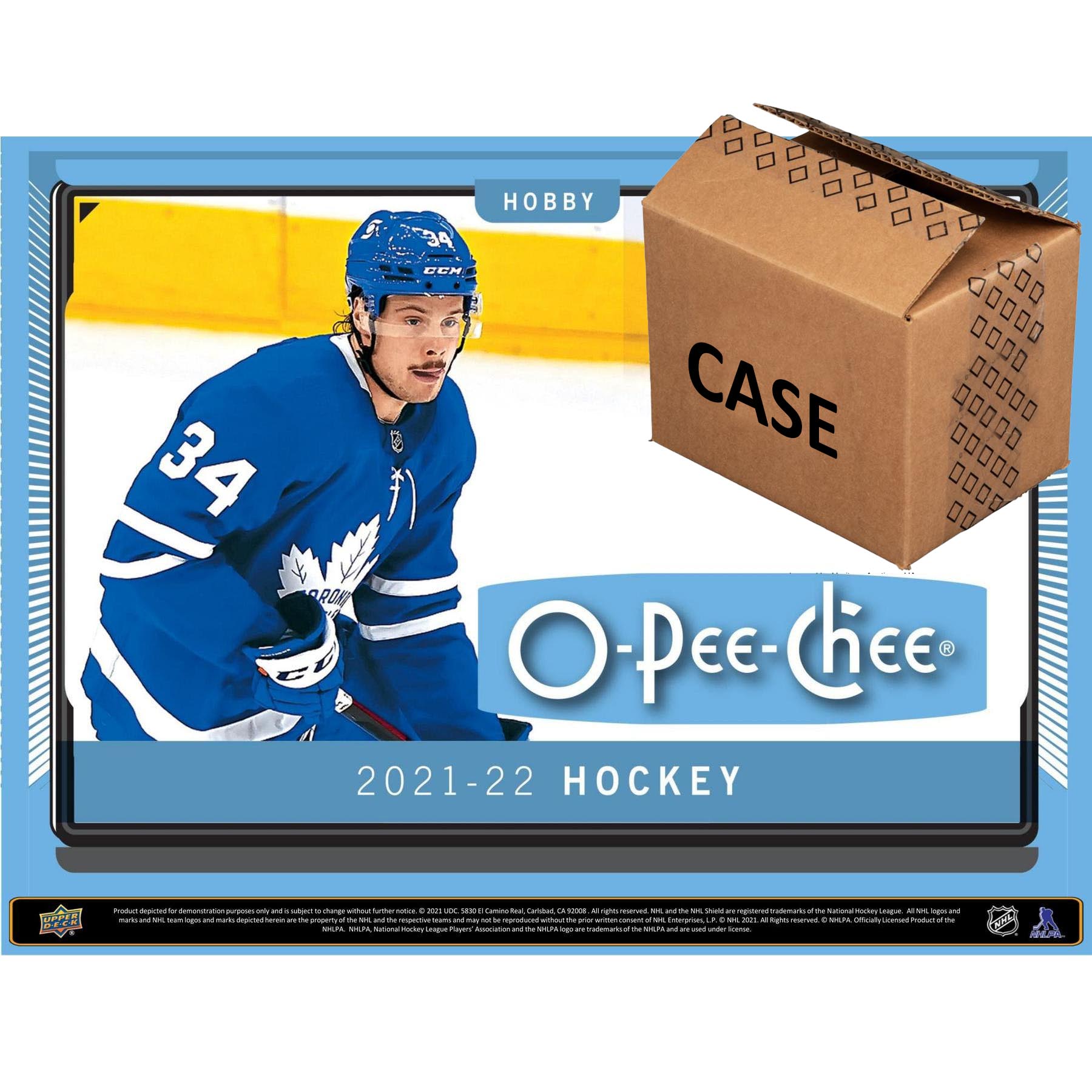 2021-22 Upper Deck O-Pee-Chee Hockey Hobby Case (Case of 16 Boxes)( Pre-Order) - Miraj Trading