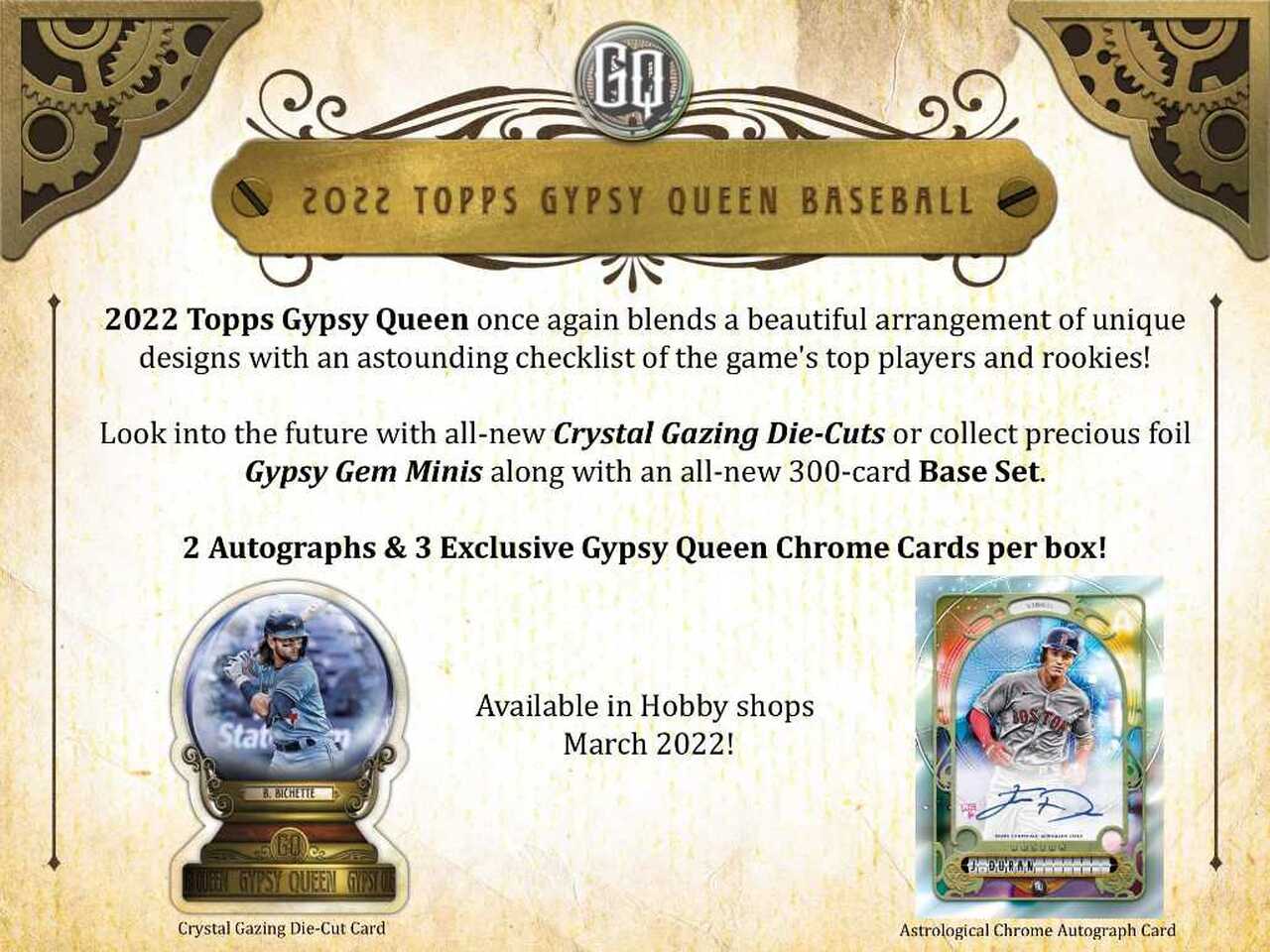 2022 Topps Gypsy Queen Baseball Hobby Box (Coming Soon!) - Miraj Trading