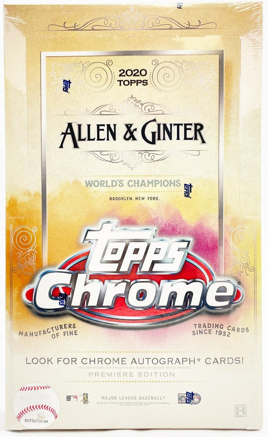 2020 Topps Allen & Ginter Chrome Baseball Hobby Box - BigBoi Cards