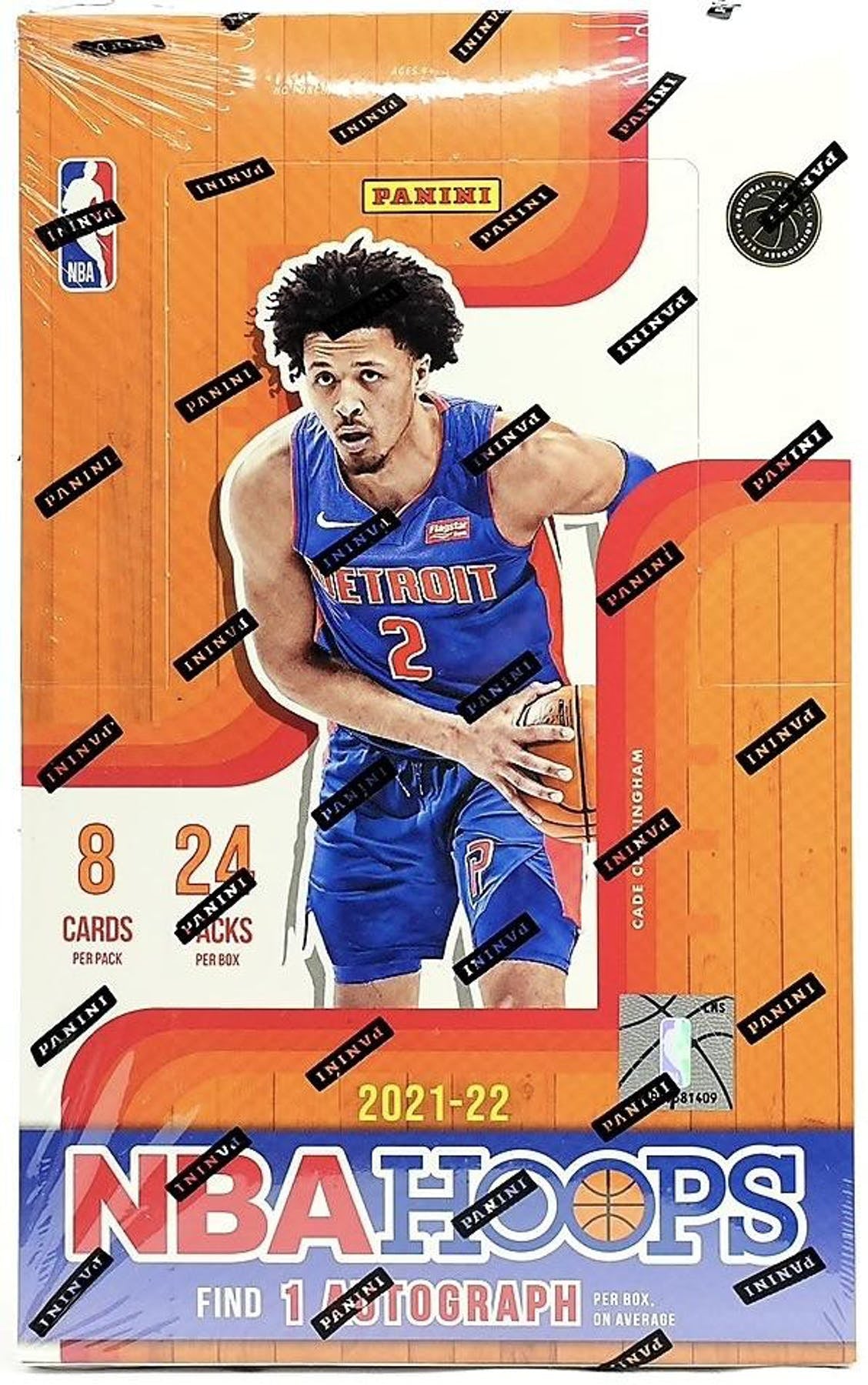 2021-22 Panini NBA Hoops Basketball Hobby Box - Miraj Trading